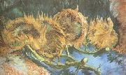 Vincent Van Gogh Four Cut Sunflowers (nn04) china oil painting artist